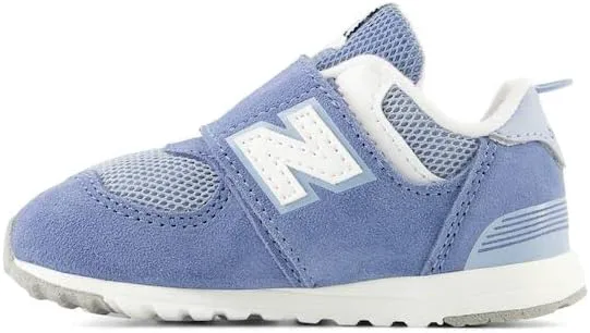 

Кроссовки New Balance 574 New-b для маленьких мальчиков на липучке, сине-белый