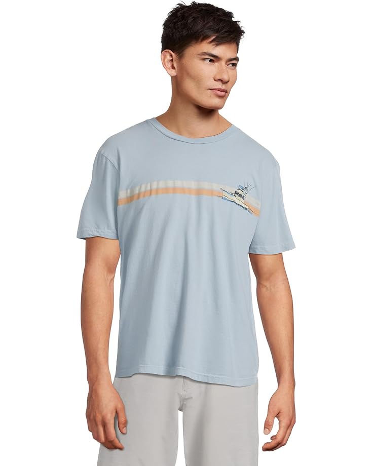 

Футболка Salty Crew Water Line Short Sleeve Tee, цвет Blue Fog