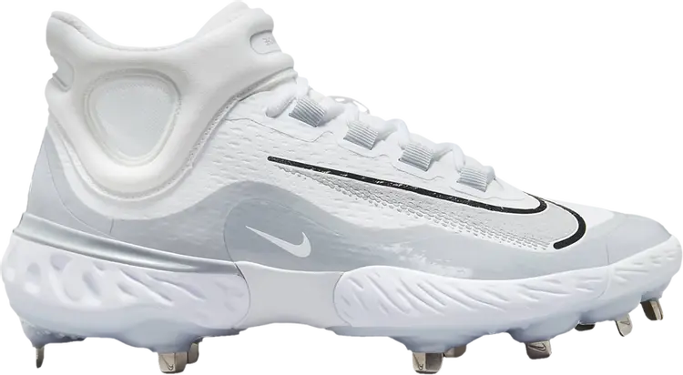 

Кроссовки Alpha Huarache Elite 4 Mid 'White Wolf Grey', белый, Серый, Кроссовки Alpha Huarache Elite 4 Mid 'White Wolf Grey', белый