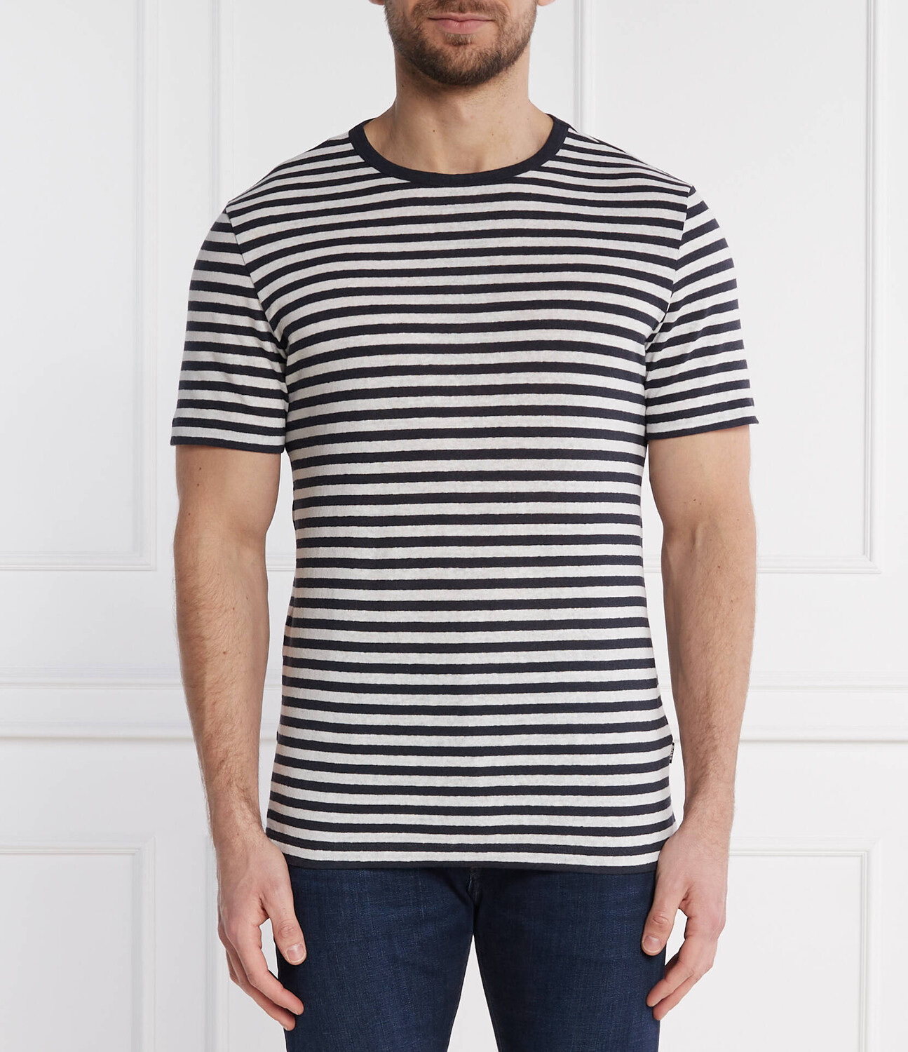 

Футболка BOSS BLACK Tiburt Regular Fit, белый