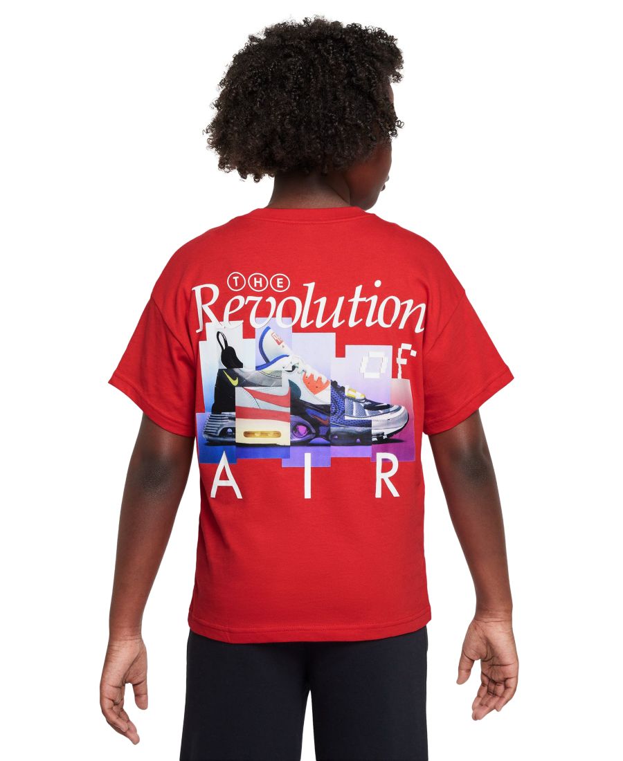 

Спортивная футболка для мальчиков из хлопка с графическим принтом "Air" Nike, University Red, Красный, Спортивная футболка для мальчиков из хлопка с графическим принтом "Air" Nike, University Red