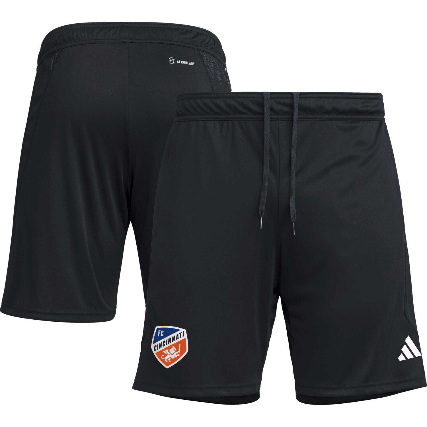 

Мужские черные тренировочные шорты AEROREADY FC Cincinnati 2023 adidas