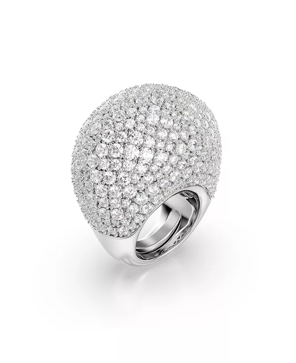 

Кольцо Sublima Cocktail с белым родиевым покрытием Swarovski, silver