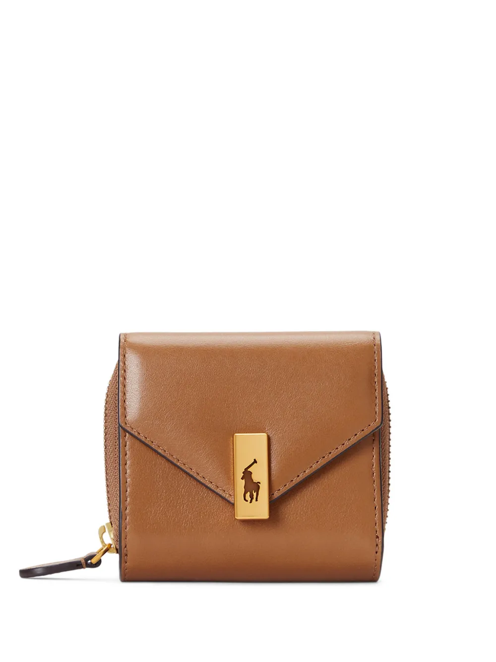 

Кошелек с логотипом POLO RALPH LAUREN, коричневый