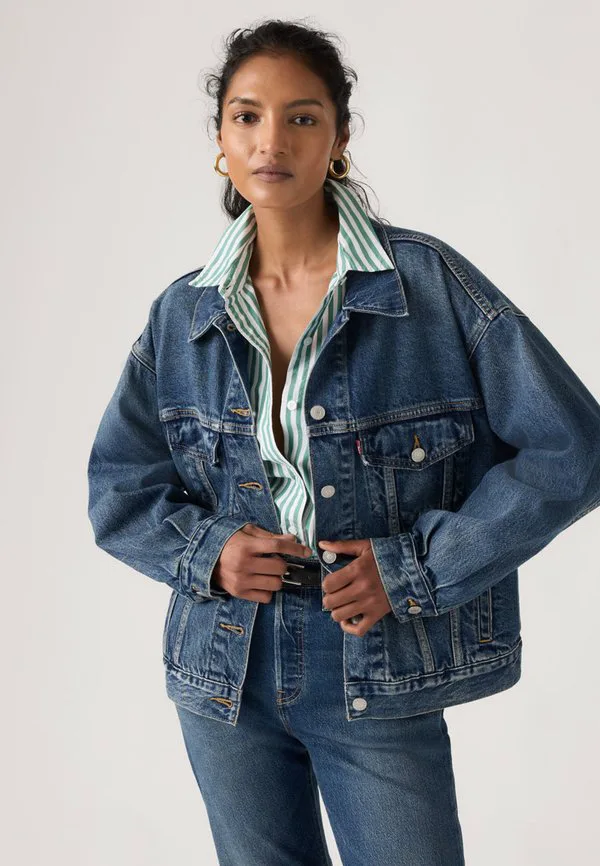 Джинсовая куртка дальнобойщика 90-х Levi'S, Blue Denim — фото 3