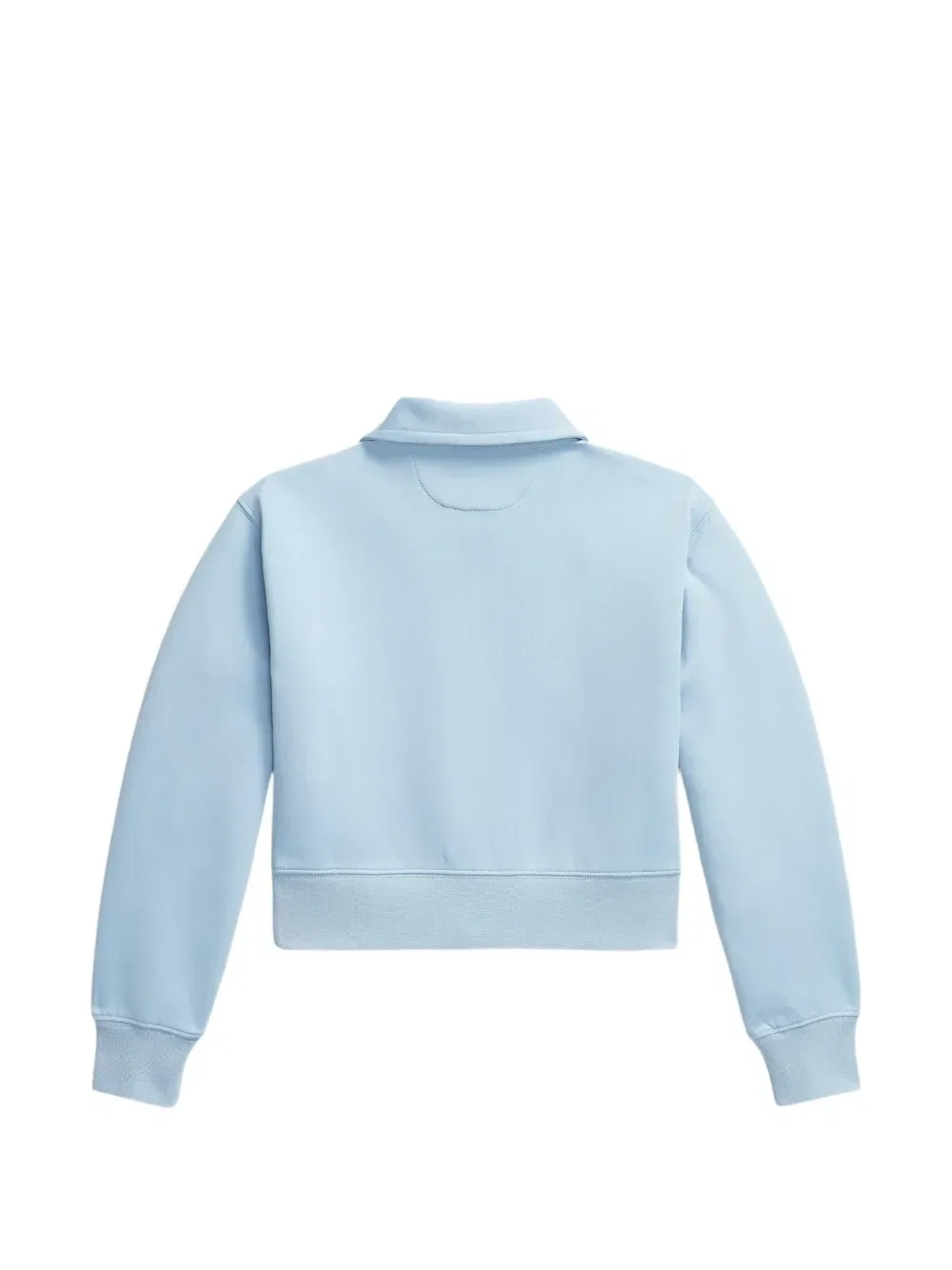 Толстовка с воротником и вышитым логотипом Polo Ralph Lauren Kids, синий — фото 2