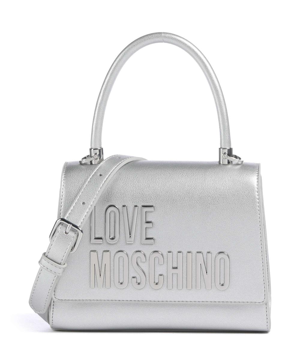 

Ламинированная сумка на плечо Bold Love из искусственной кожи Love Moschino, серебряный
