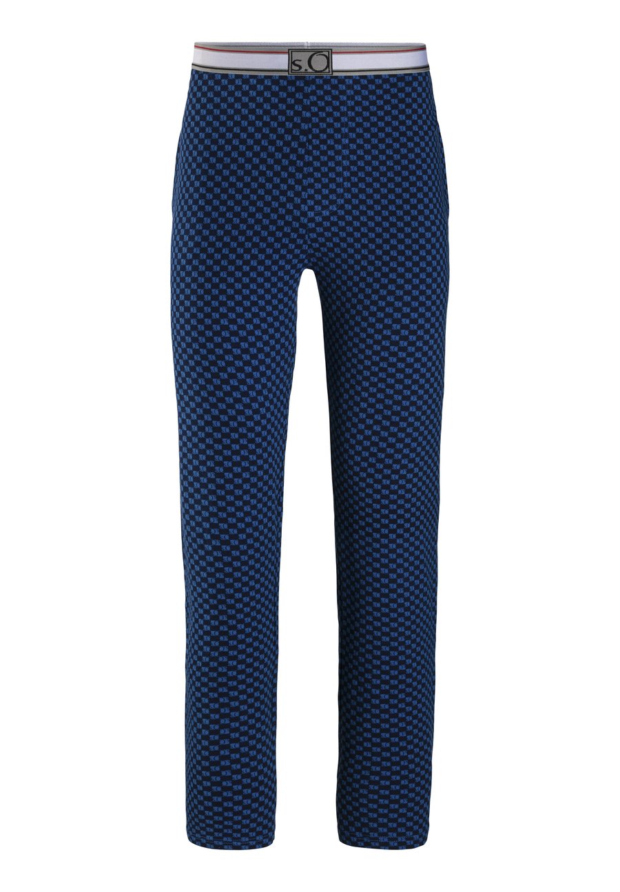 

Пижамные брюки s.Oliver Pyjama bottoms, Navy Bedruckt/Dark Blue