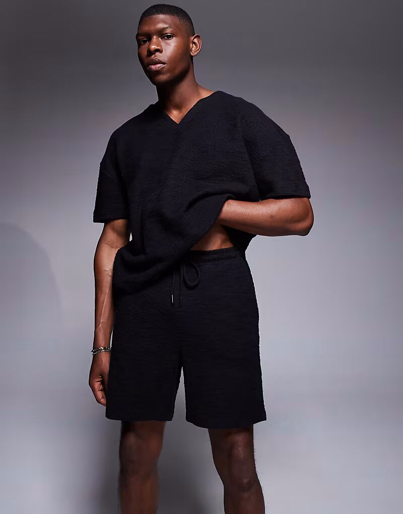 

Шорты свободного кроя ASOS DESIGN черного цвета