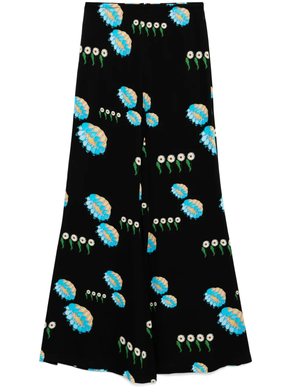 

Расклешенные брюки Cynthia Rowley, черный