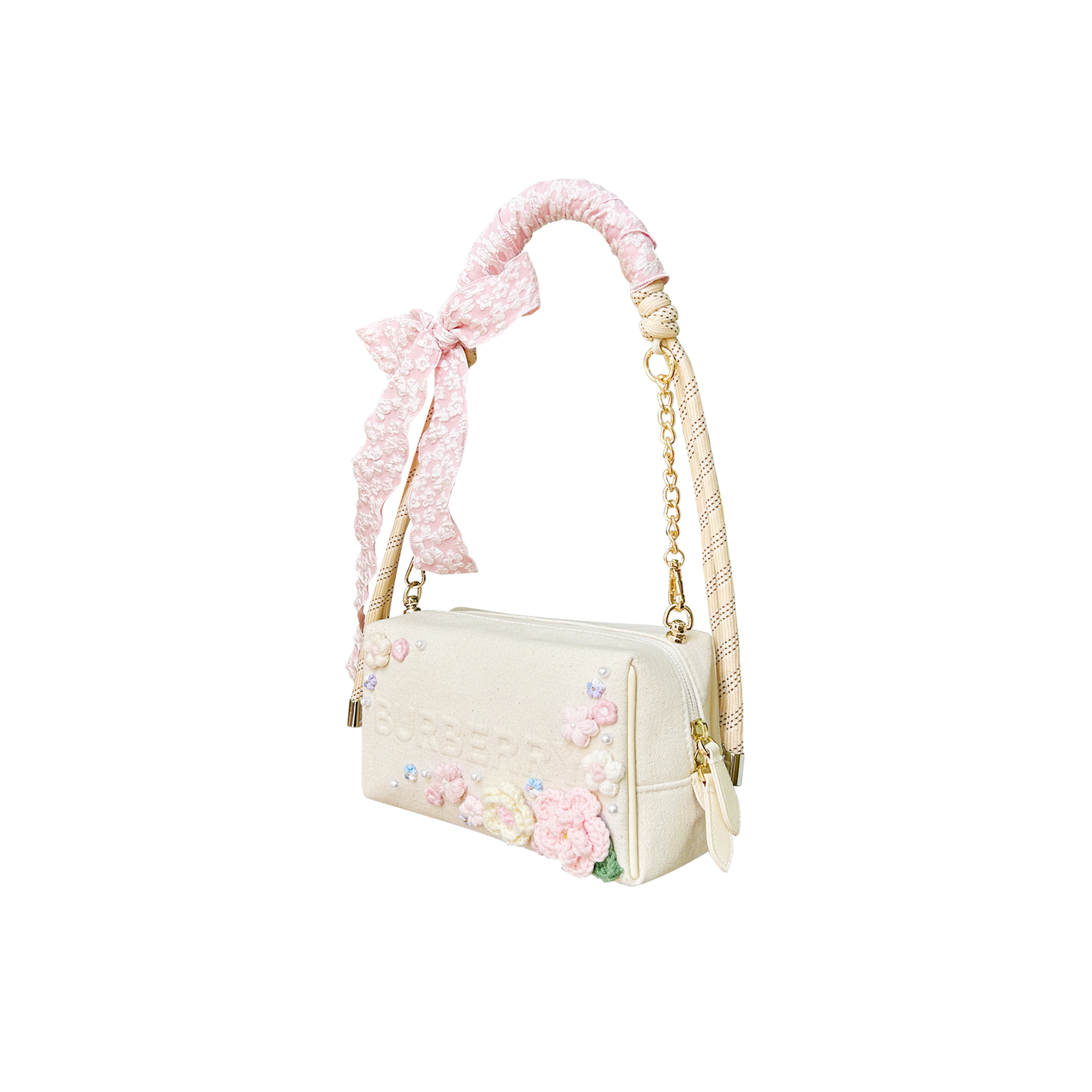 Косметички и туалетные сумки для женщин Burberry, camellia love letter — фото 3