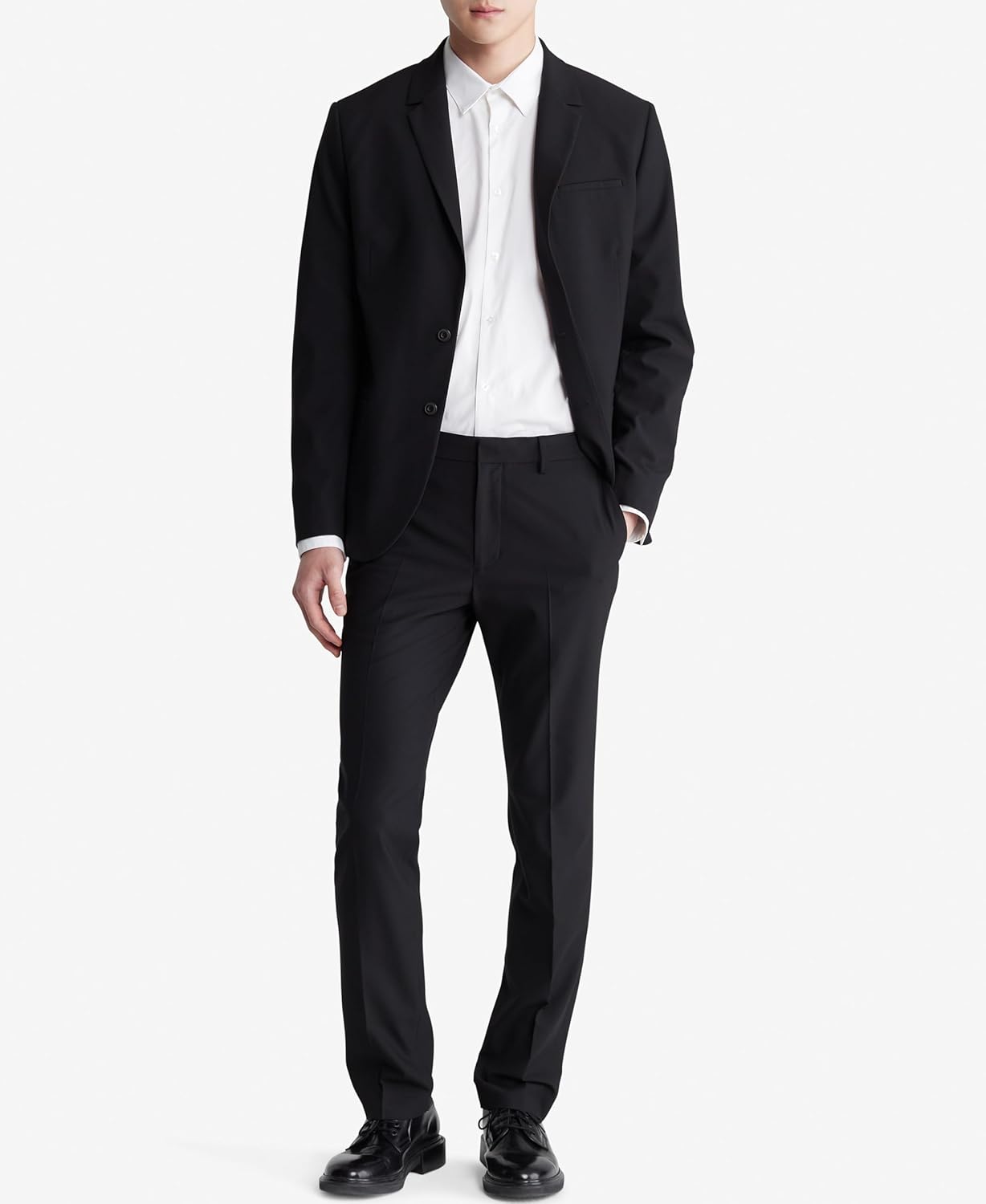 Мужские брюки Calvin Klein Refined Stretch, Black Beauty — фото 4