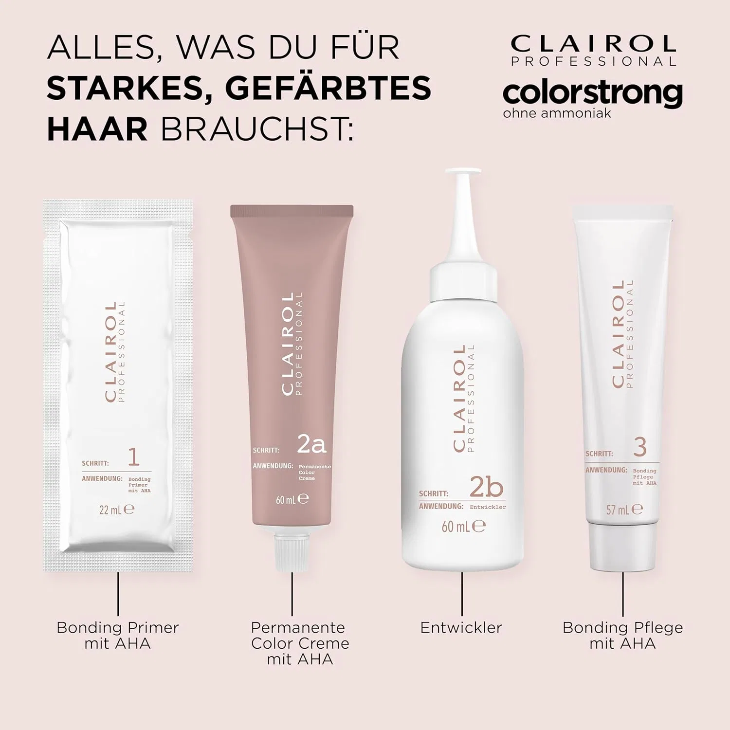 Стойкая многомерная краска для волос «Colorstrong Permanent» без аммиака 7/0 от CLAIROL Professional Clairol — фото 3
