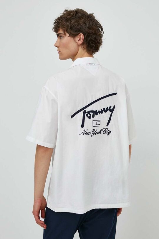 

Хлопчатобумажная рубашка Tommy Jeans, белый