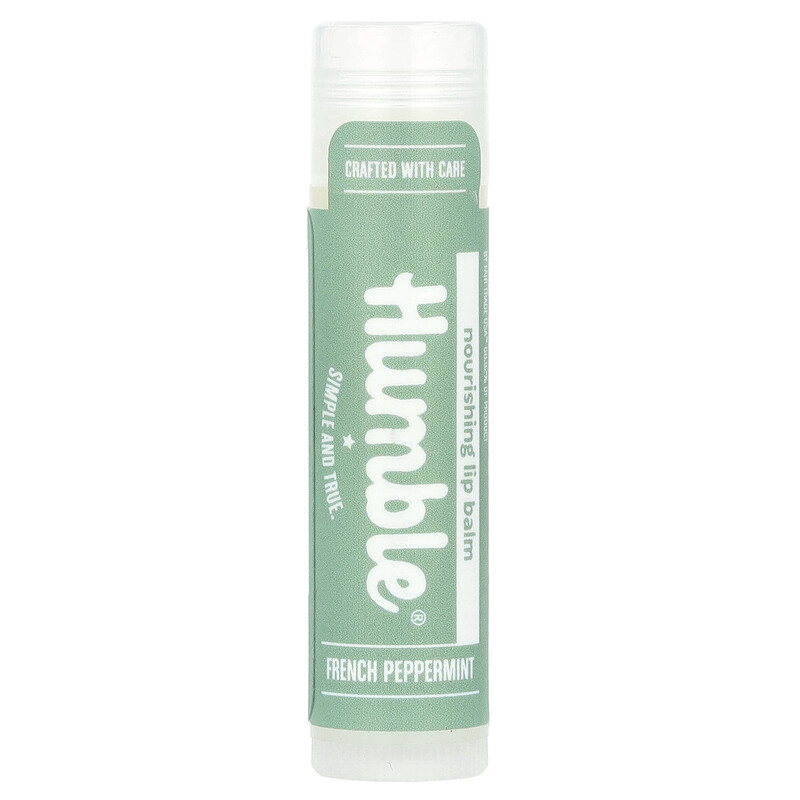 

Humble Brands, Питательный бальзам для губ, французская перечная мята, 4,25 г (0,15 унции)
