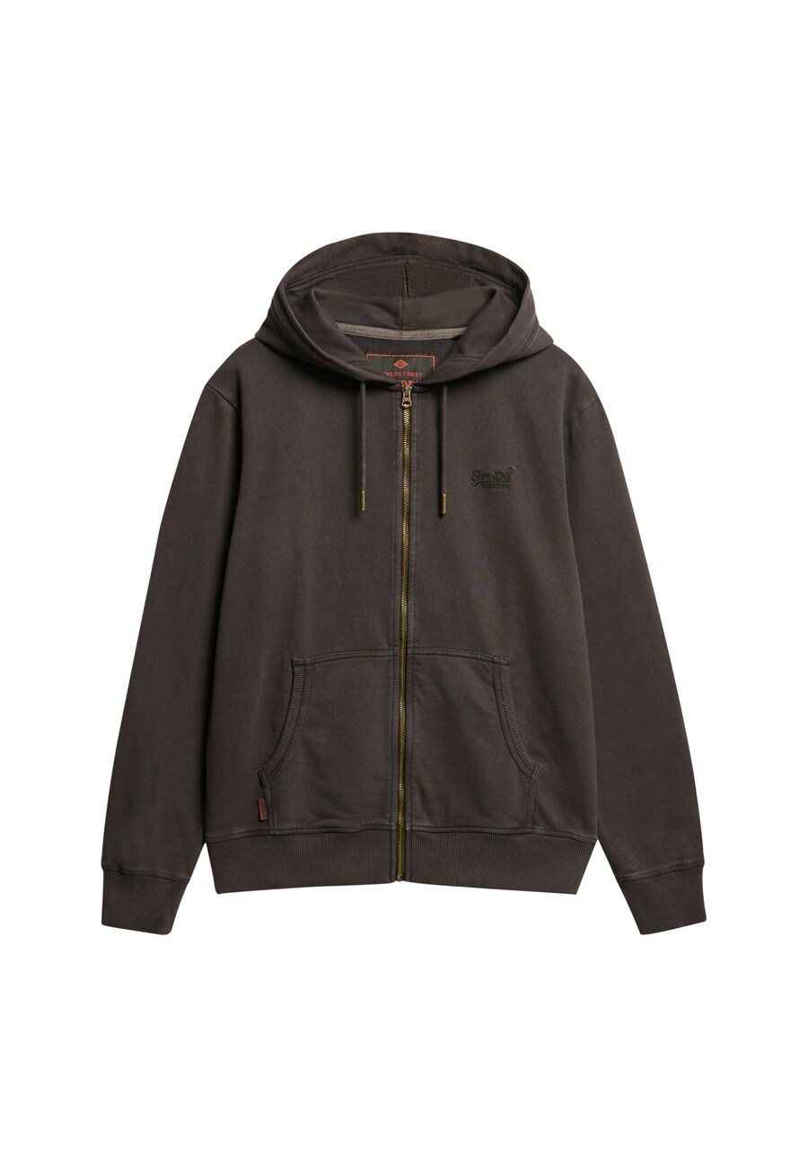 

Худи с капюшоном на молнии Superdry Essential, Dark brown