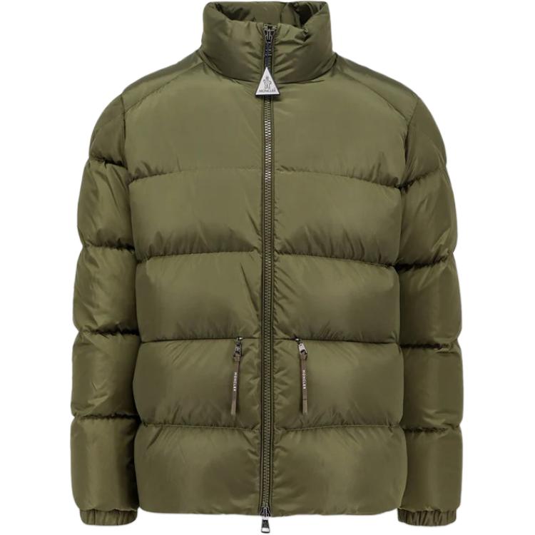 Стеганое утепленное пальто Moncler, зеленый — фото 3
