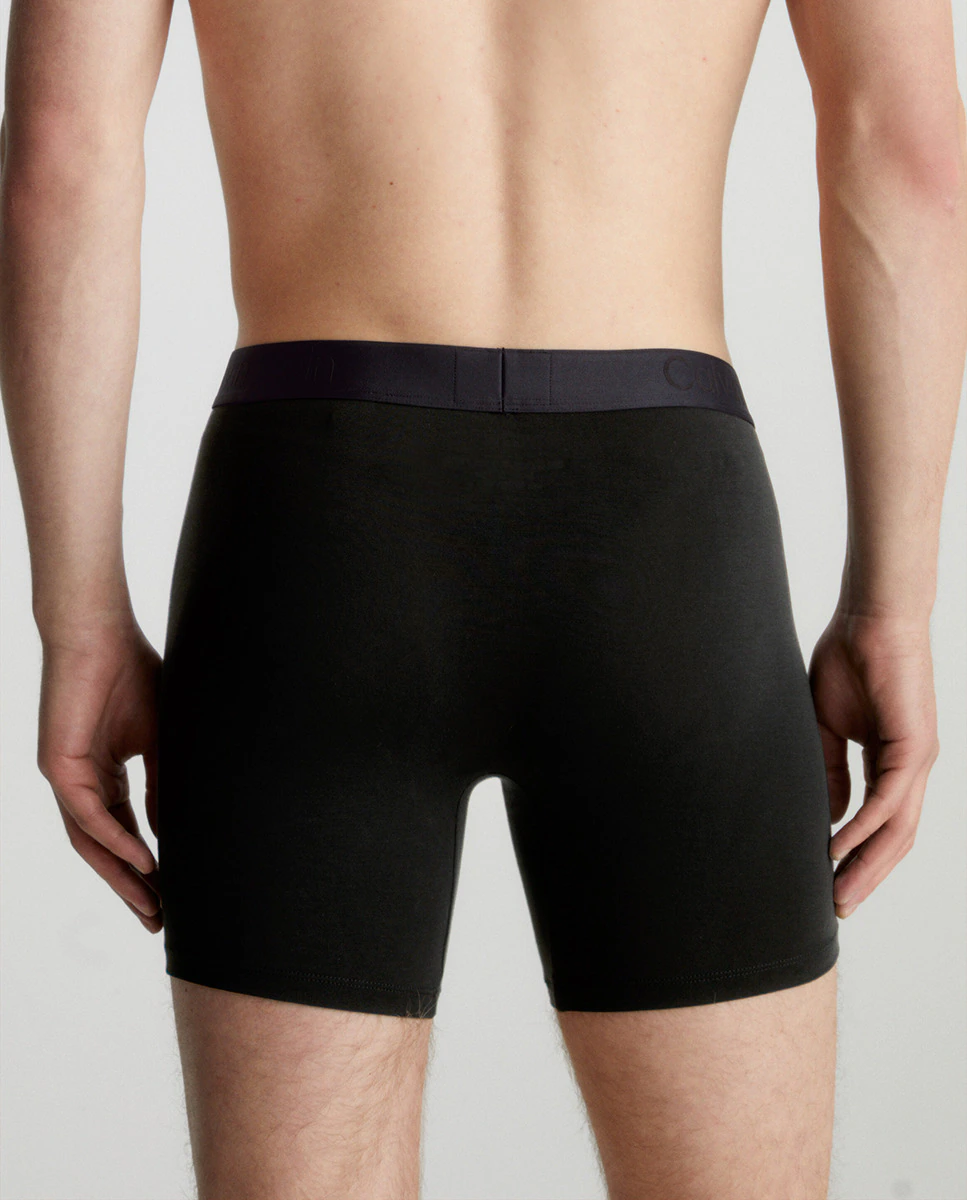 Набор из 3 длинных боксеров - CK Black Calvin Klein, чёрный — фото 3