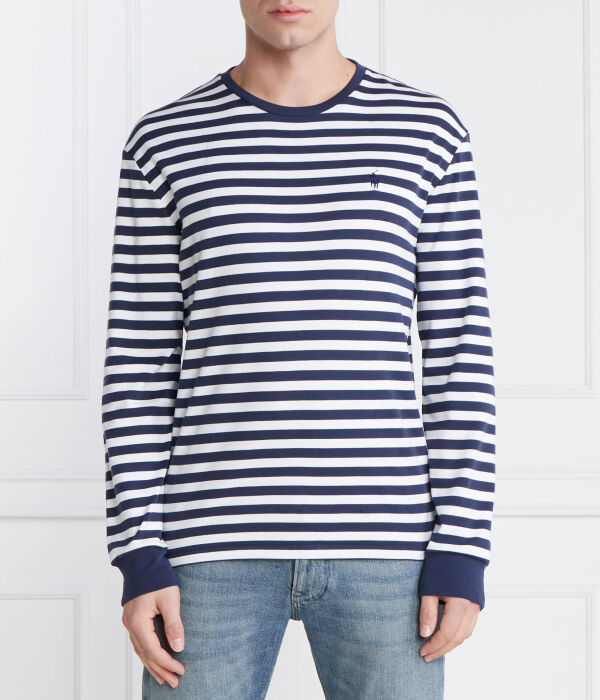 

Лонгслив Polo Ralph Lauren классического кроя, синий
