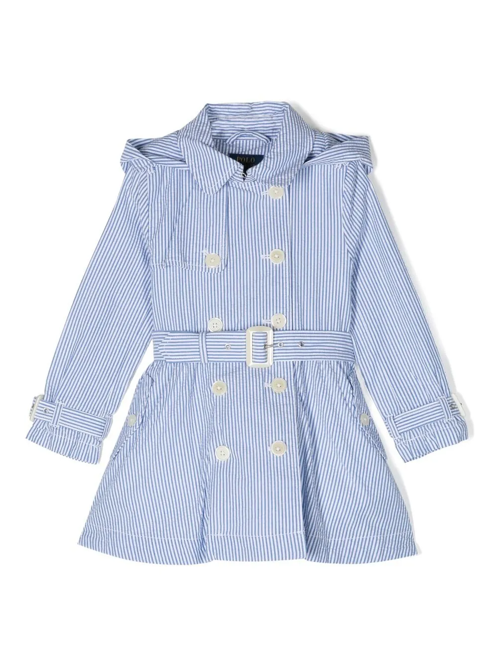 

Тренч с поясом POLO RALPH LAUREN KIDS, синий
