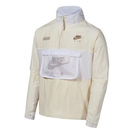 

Куртка Nike Air Woven Lined Windbreaker Jacket 'Sail', бежевый