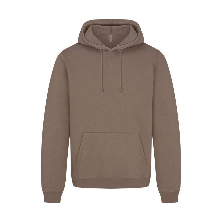 

Мужская классическая толстовка с капюшоном SKIMS Fleece Lounge, цвет Truffle