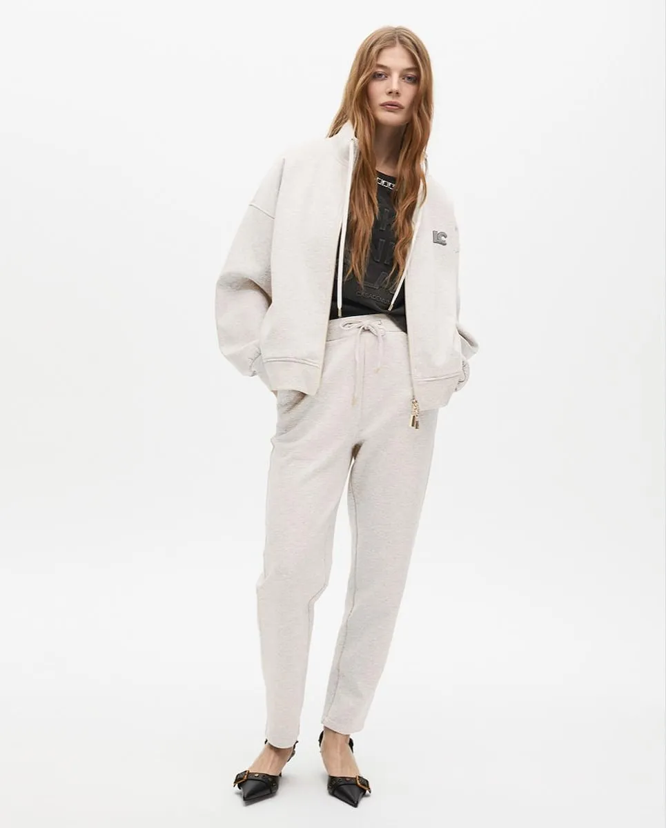 

Женские джоггеры с карманами и регулируемым шнурком Lola Casademunt, светло-серый