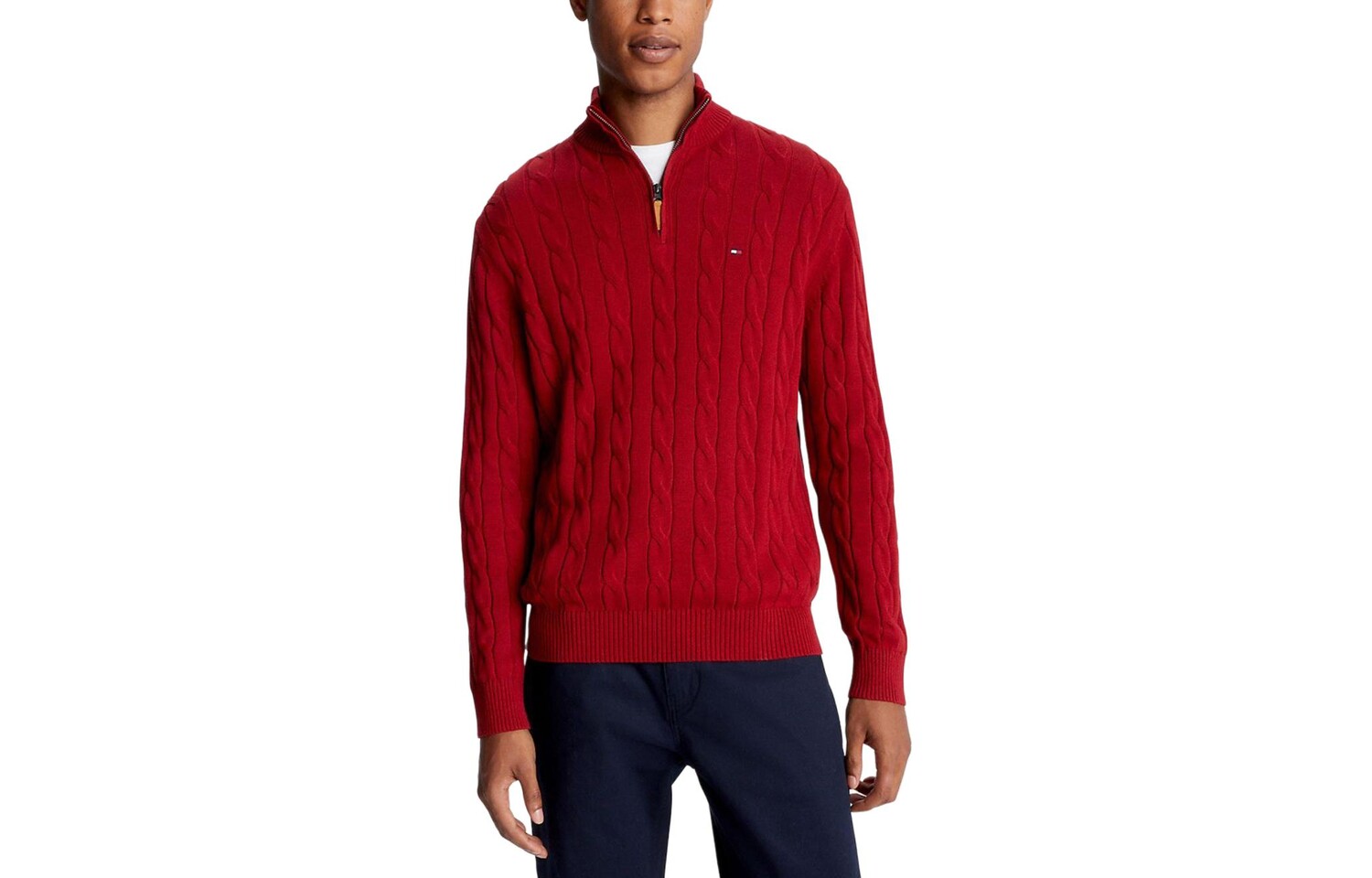 

Свитер мужской красный Tommy Hilfiger, красный