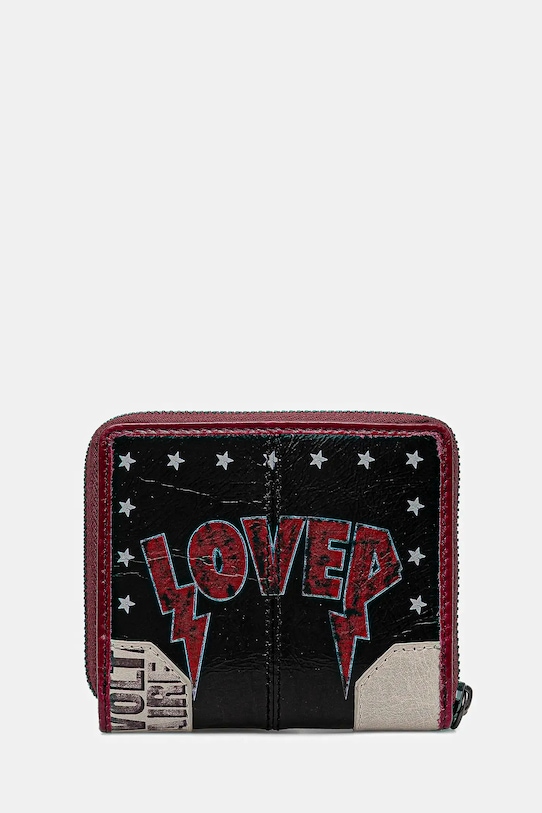 

Кожаный кошелек Zadig&Voltaire, черный