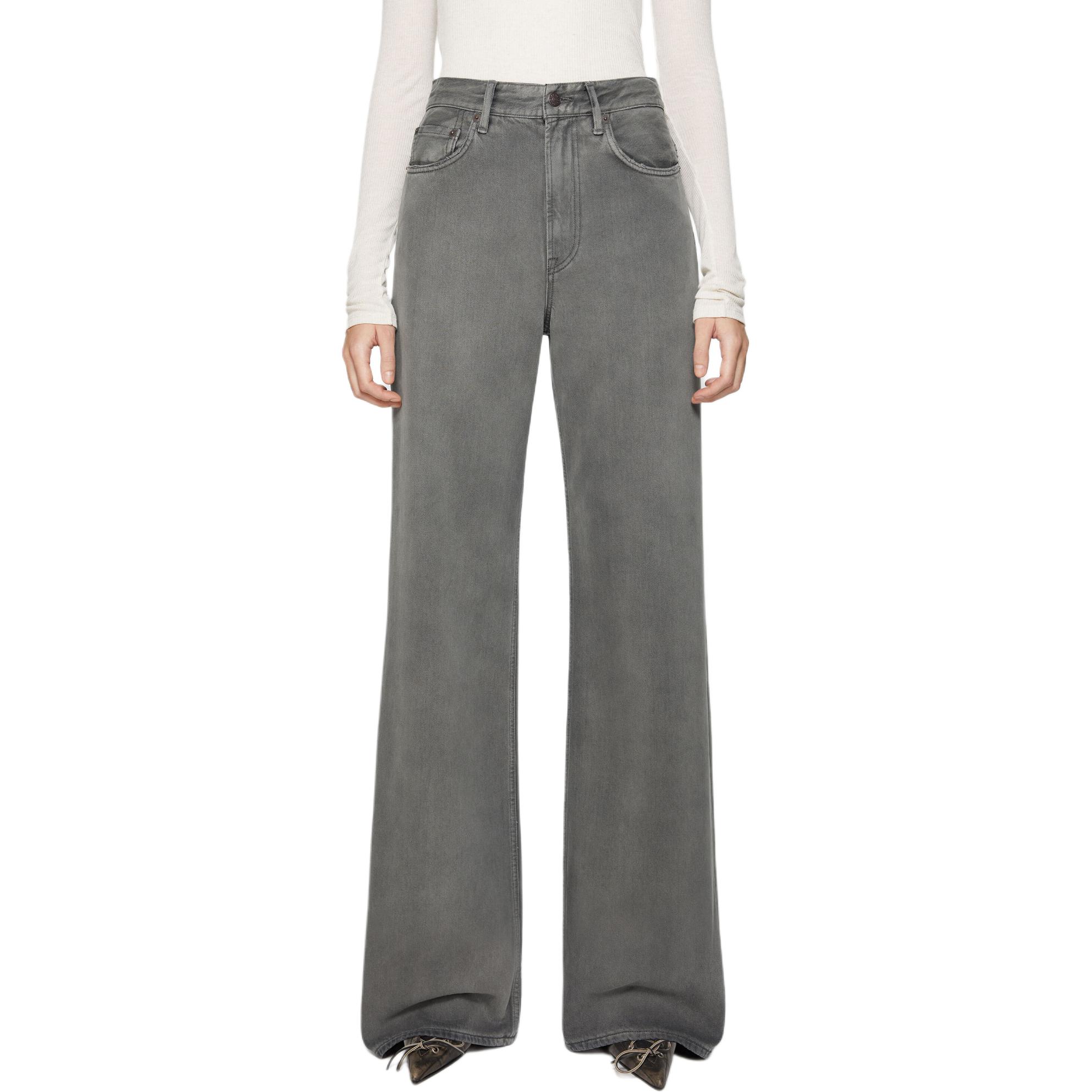 Джинсы Relaxed Fit женские серые Acne Studios — фото 3
