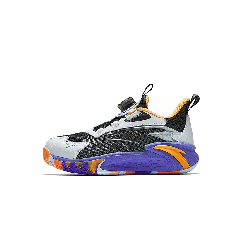 

Полированные детские баскетбольные кроссовки версии 1.0 для дошкольников Antakids, черный/синий/розовый