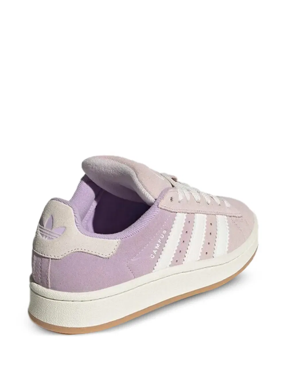 Кроссовки на шнуровке с символикой кампуса Adidas Kids, фиолетовый — фото 3