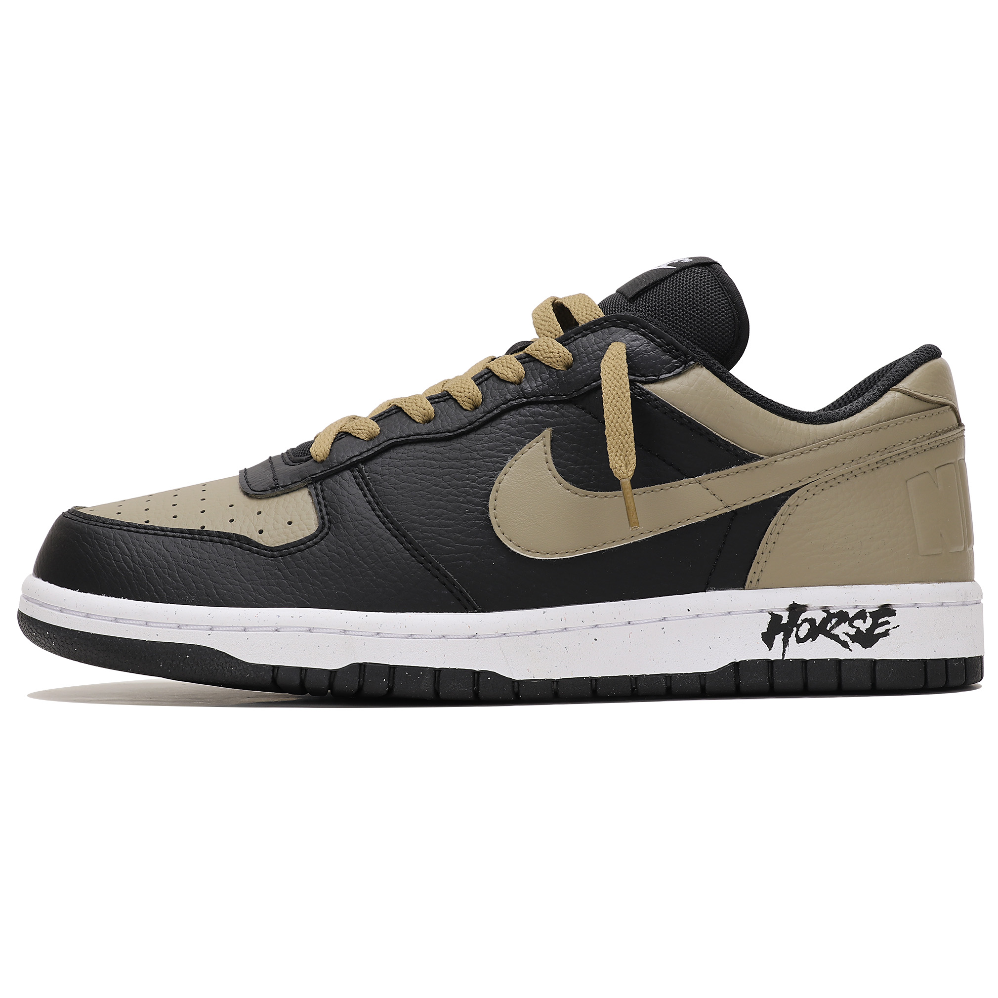 

Nike Кроссовки для скейтбординга мужские Big Abrasion Resistant Breathable Low top черно-коричневые