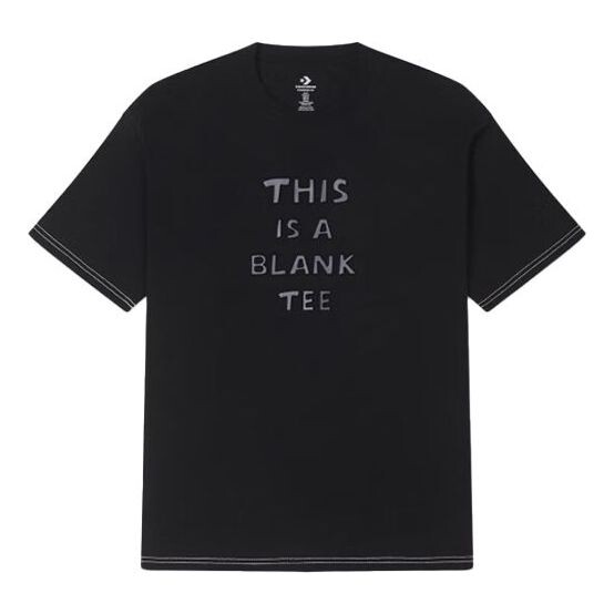 

Футболка logo t-shirt 'black' Converse, черный