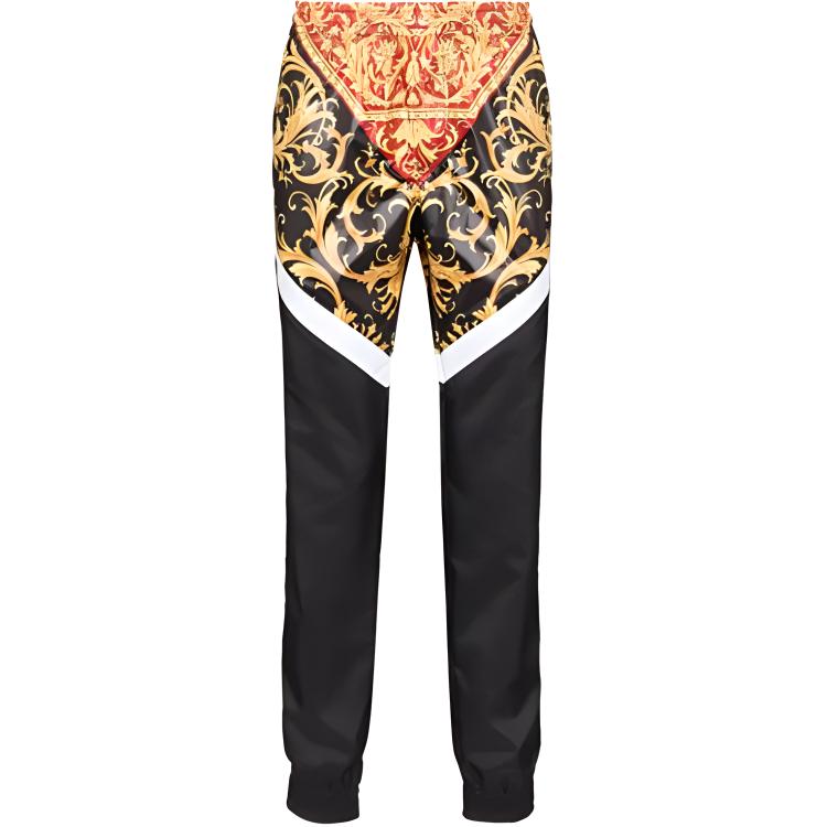 

Нейлоновые спортивные штаны с принтом Le Pop Classique VERSACE, мультиколор