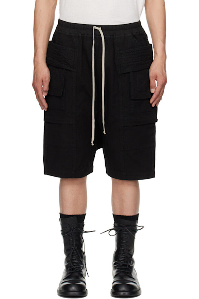 

Черные шорты Hollywood Creatch Cargo Pods Rick Owens DRKSHDW