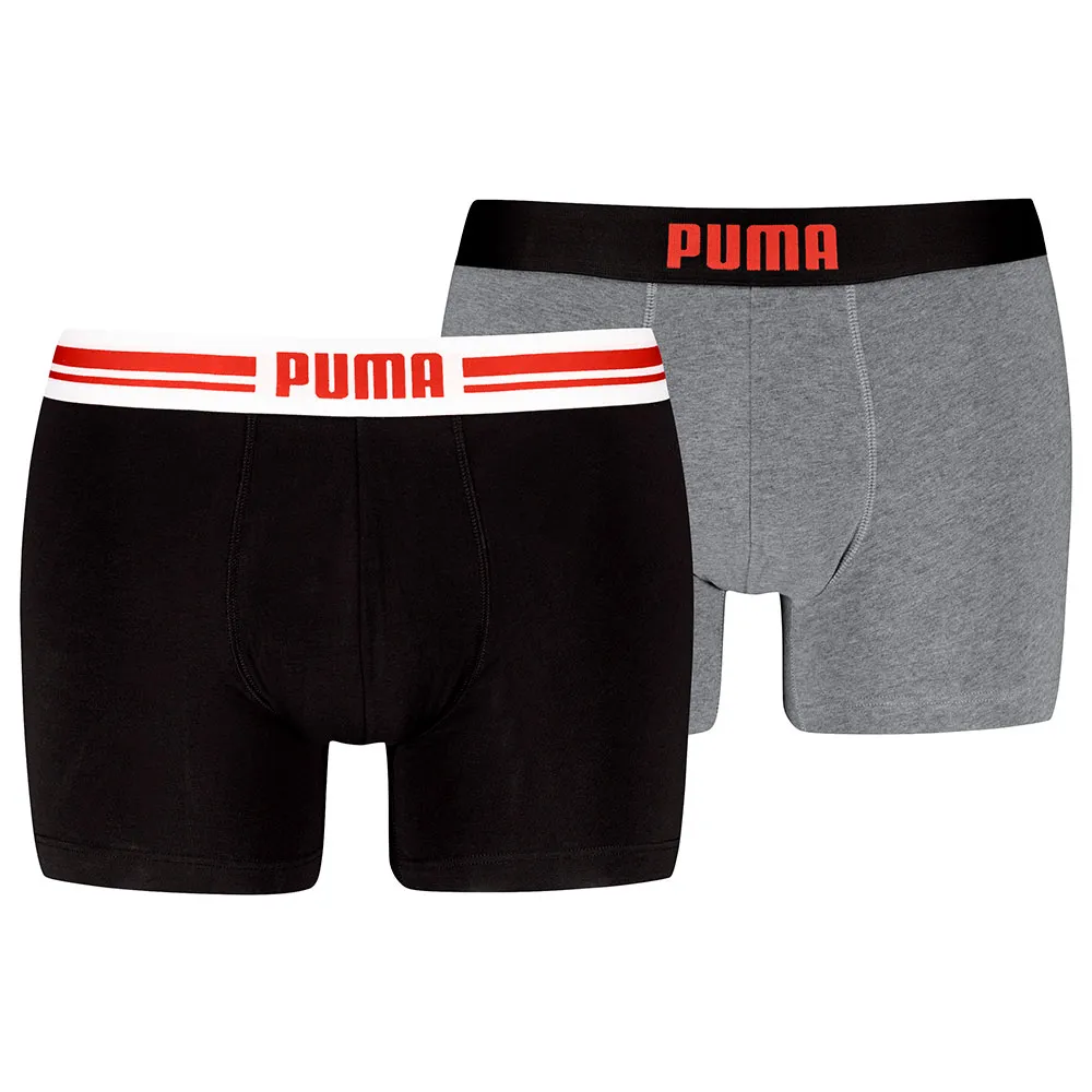 

Боксеры 2 шт Puma Everyday Placed Logos boxers 2 units, черный