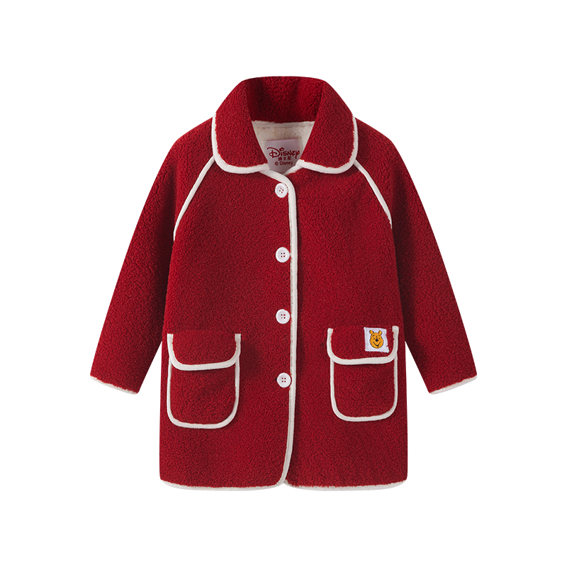 

Детская стеганая куртка для детей от 3 до 7 лет Disney, красный