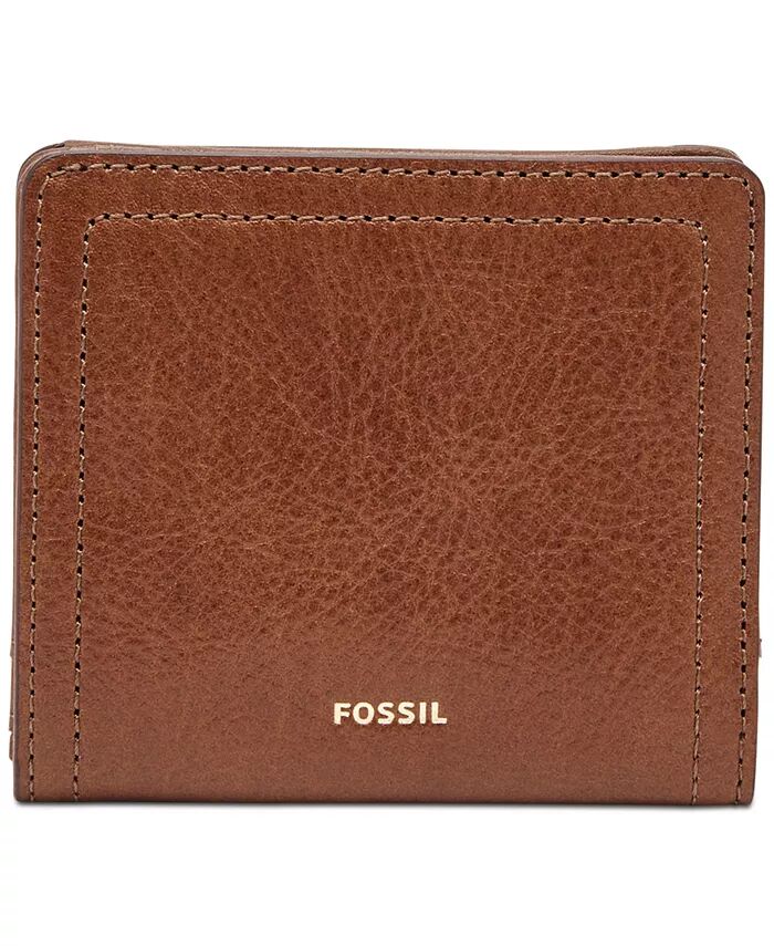 

Маленький кожаный кошелек Logan Bifold Fossil, коричневый