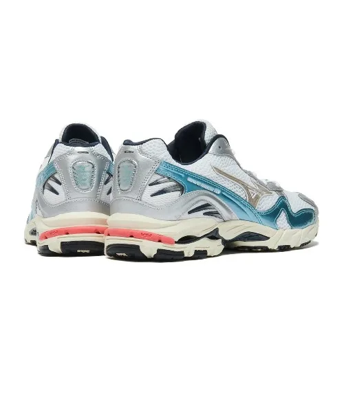 Мужские кроссовки для бега Mizuno Wave Rider 10 белые — фото 2