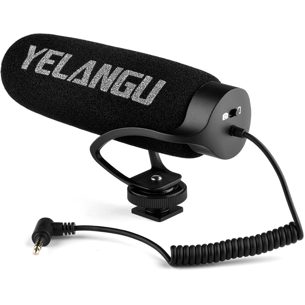 

Микрофон-пушка YELANGU MIC08 с креплением на камеру для камер и смартфонов