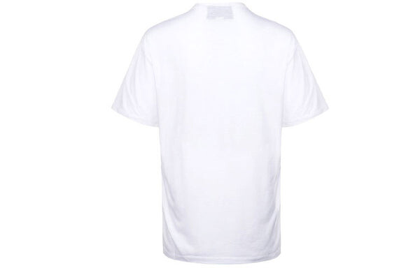 Футболка GUCCI Print With Round Neck And Short Sleeves Unisex White, белый — фото 2
