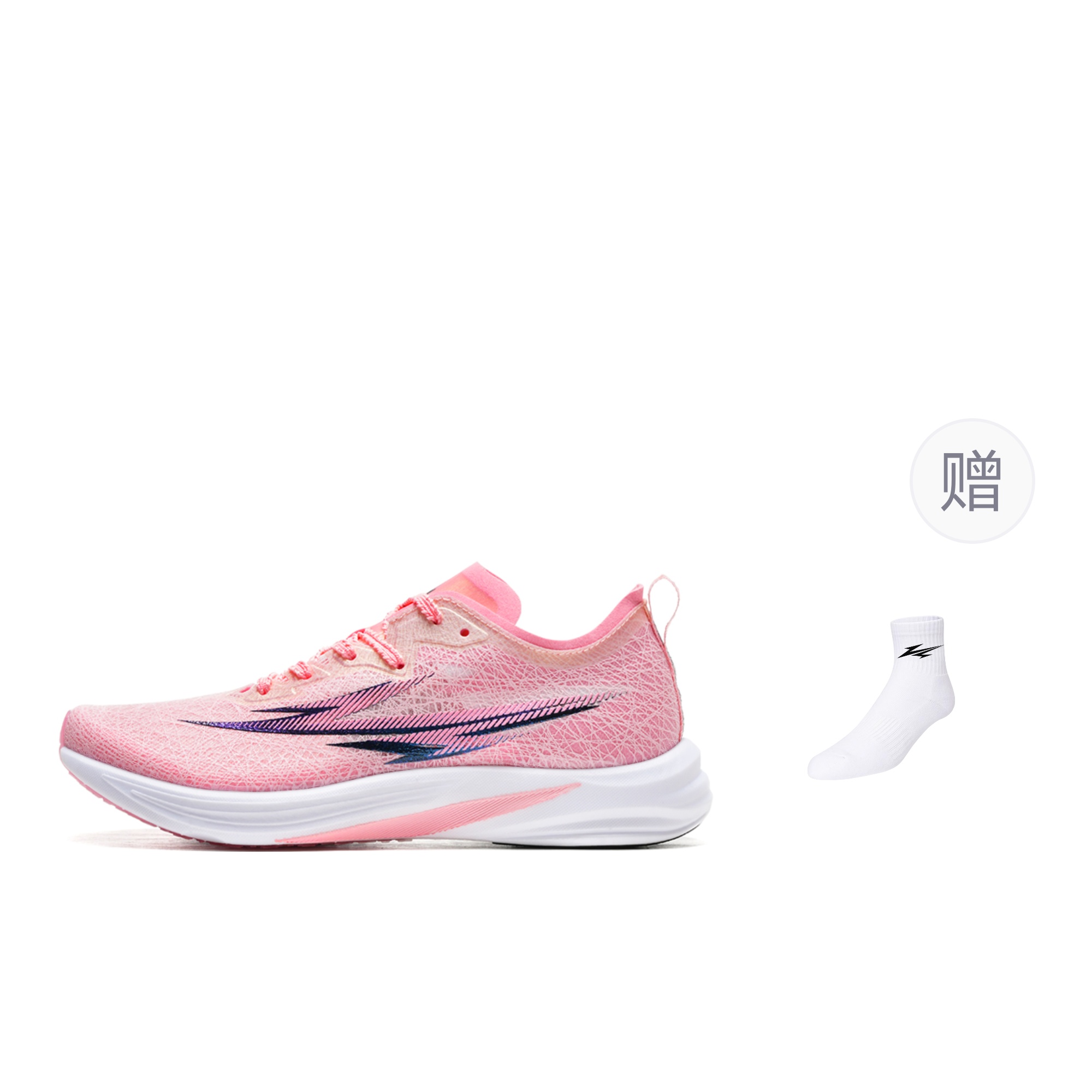 

Dynamic Power Беговые кроссовки унисекс низкие Godly Pink с носками Goddess Pink, цвет Goddess Pink Socks Sets