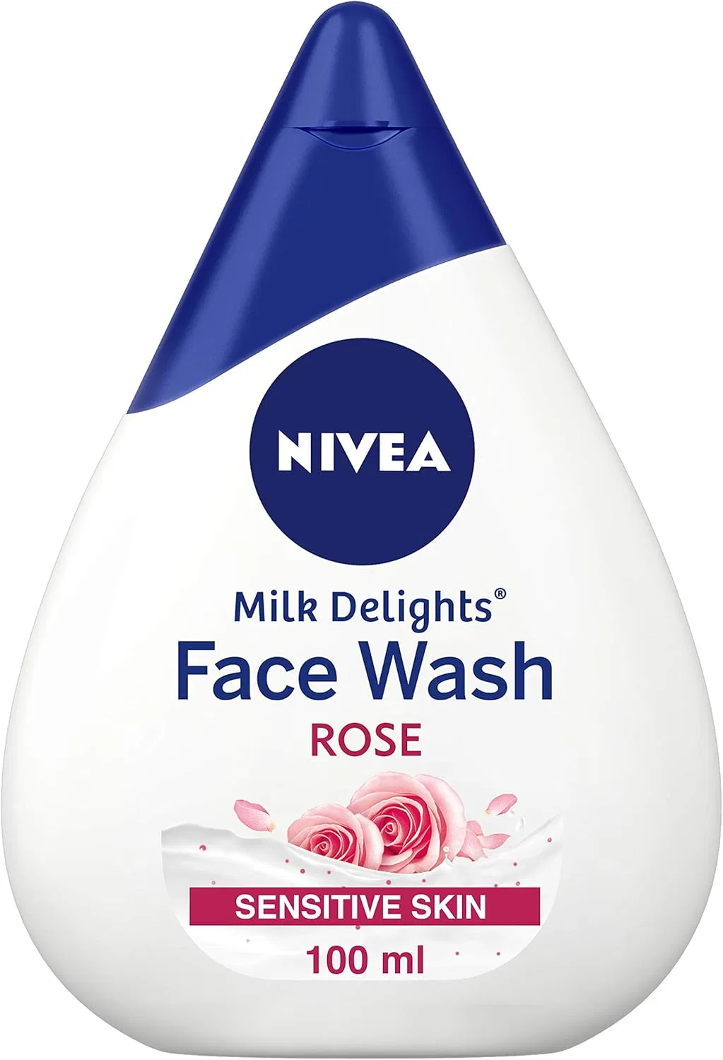 Гель для умывания Nivea — Caring Rosewater для чувствительной кожи, 100 мл