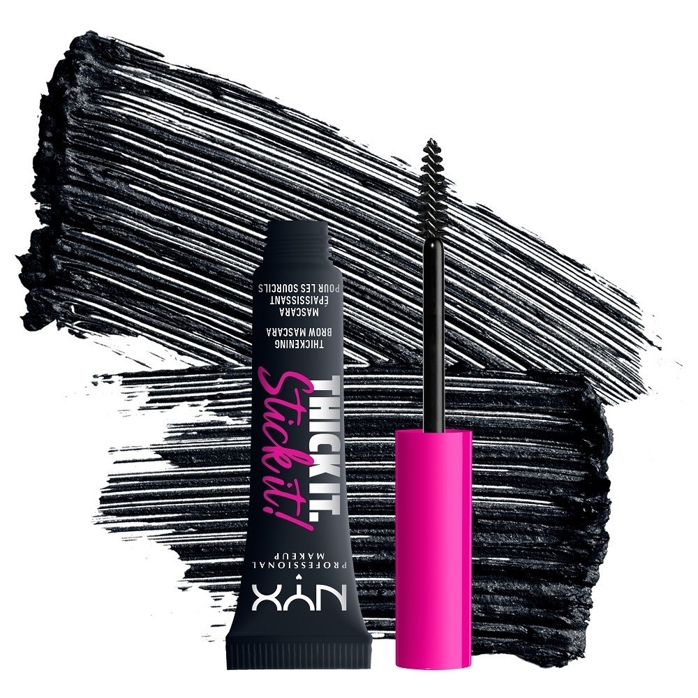 Гель или краска для бровей Nyx Professional Makeup, nr. 08 black, 7 мл — фото 3