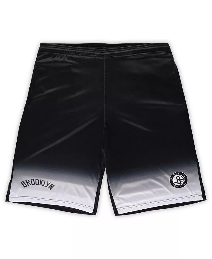 

Мужские черные шорты Brooklyn Nets Big and Tall Fadeaway Fanatics