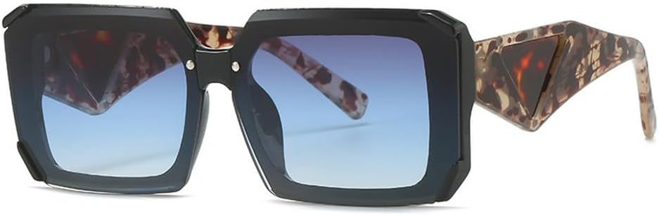 

Классические роскошные солнцезащитные очки для женщин и мужчин, модные винтажные очки для путешествий в стиле панк, популярные солнцезащитные очки для женщин HVTVTLA, Black Blue