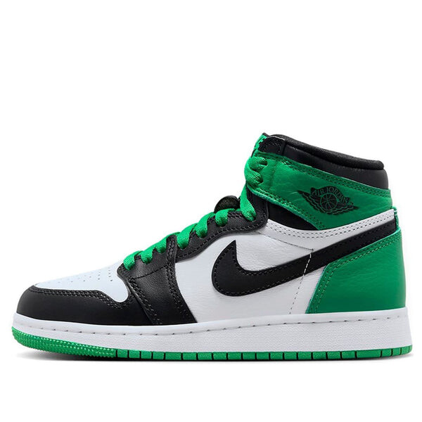 

Кроссовки (GS) Air Jordan 1 Retro High OG 'Lucky Green', белый