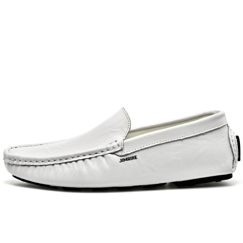 

King Jinmai Мокасины мужские белые, цвет White