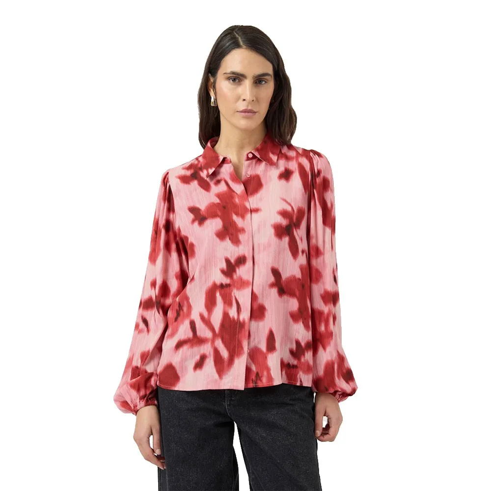 

Блузка с длинными рукавами Yas Asina, розовый